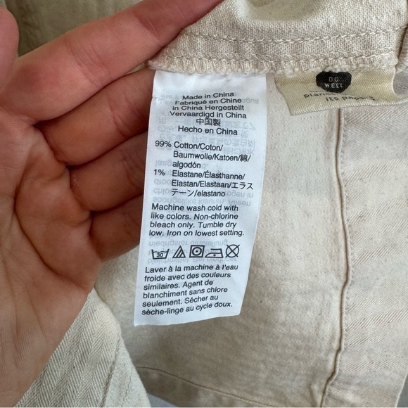 Madewell Womens XS Becker Oversized Chore Coat Longlined In Cream Boho Gorpcore - Picture 5 of 10